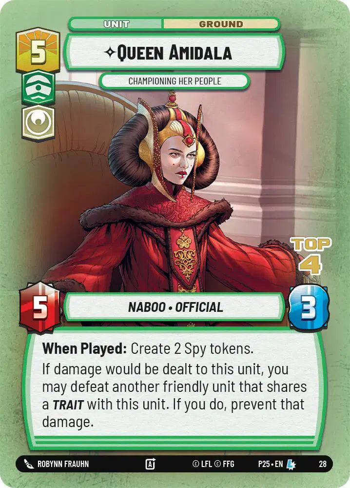 Queen Amidala - Championing Her People (Top 4) - SSP-28_1 - Store Showdown Promos