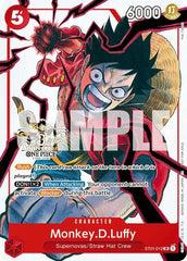 Monkey.D.Luffy - ST01-012 (3rd Anniversary Tournament 3 Brothers Pack) - ST01-012 - Carrying On His Will: 3rd Anniversary Tournament Cards