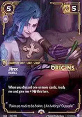 Jinx, Rebel - 202/298 - Promo - Riftbound Organized Play Promotional Cards