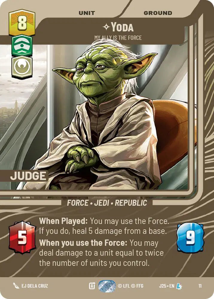 Yoda - My Ally is the Force - JP-11 - Judge Promos