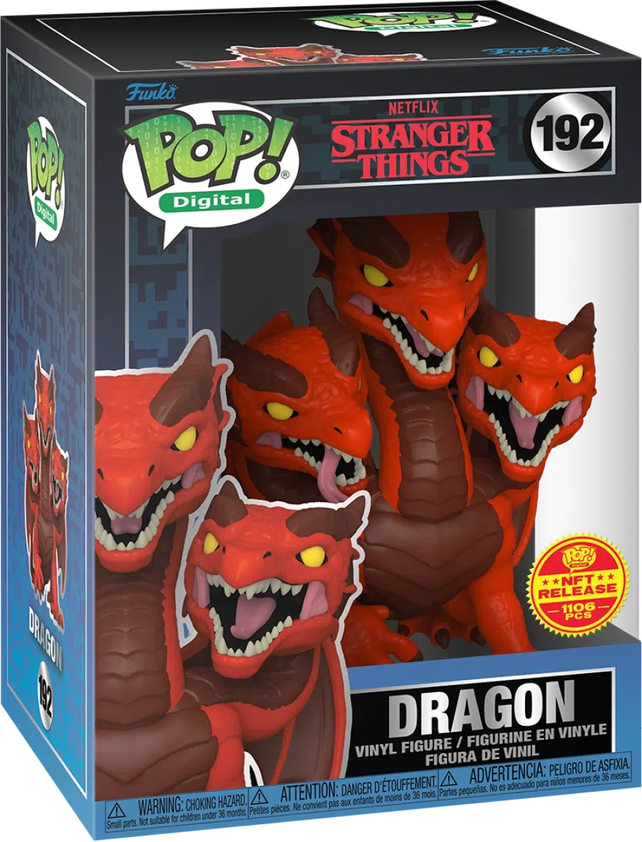 (Q1 2024) Funko Pop! Digital NFT /1106 - Stranger Things Dragon #192