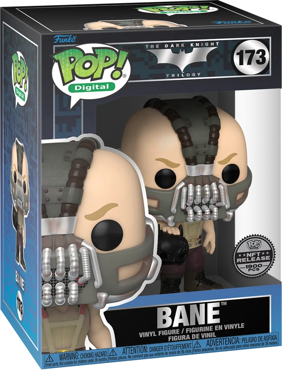 (Q2 2024) Funko Pop! Digital NFT /1900 - DC The Dark Knight Trilogy Bane #173