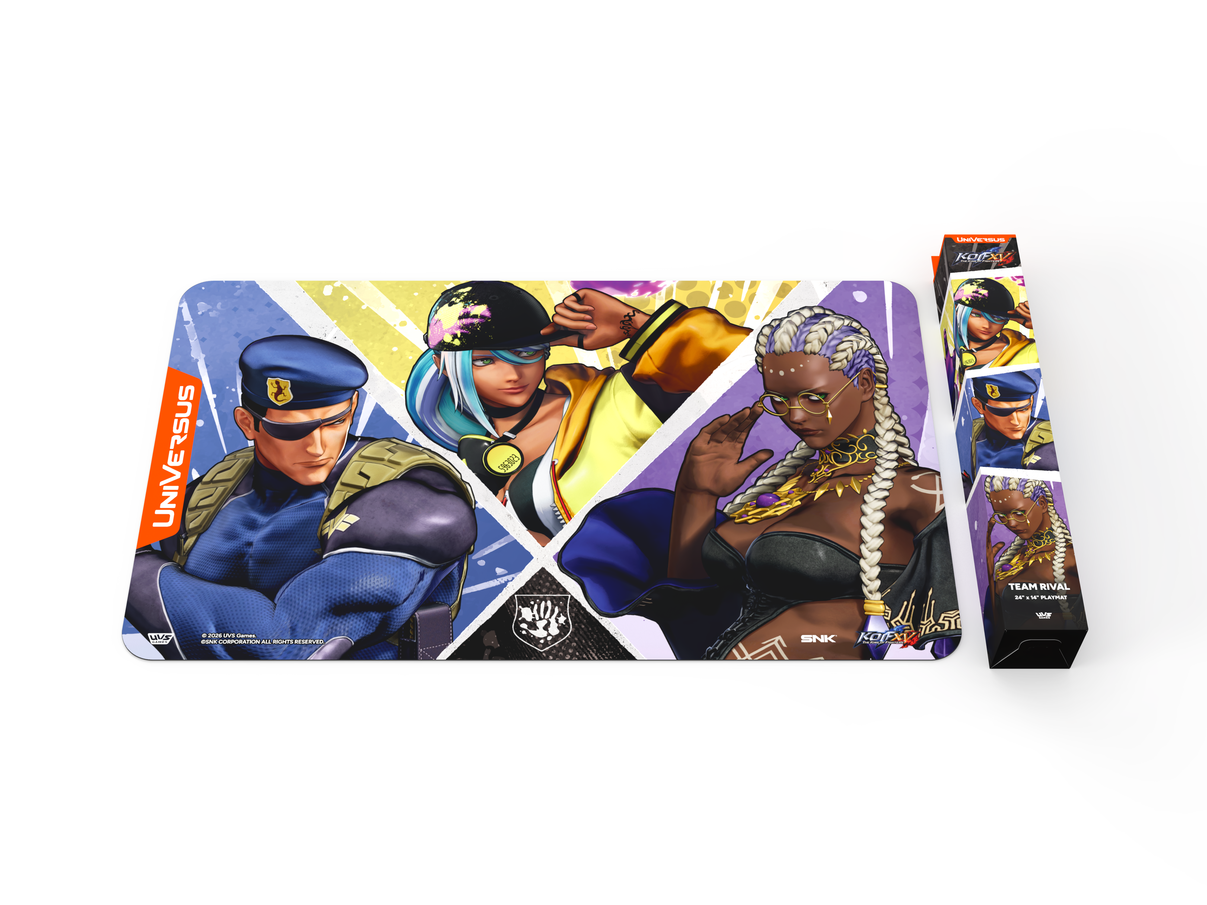 THE KING OF FIGHTERS XV: CHALLENGER SERIES TEAM RIVAL PLAYMAT (6)