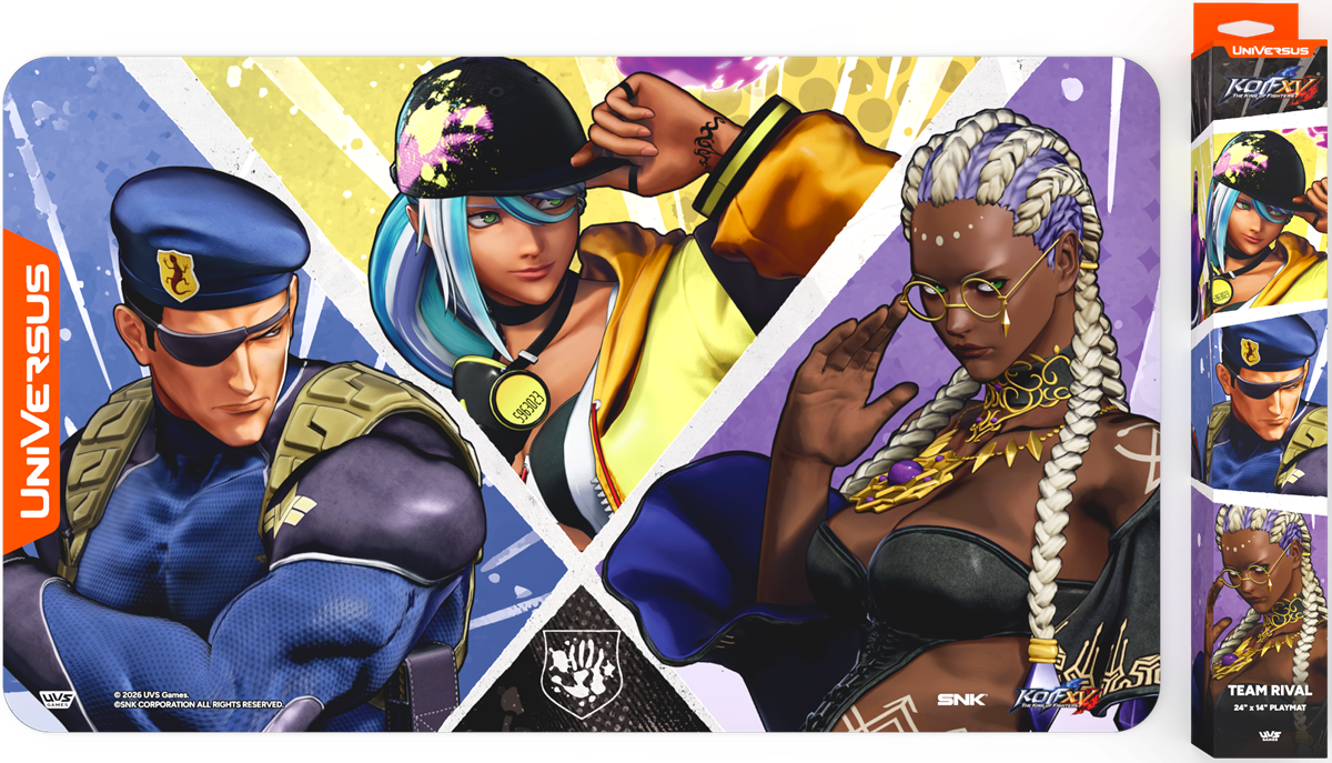 THE KING OF FIGHTERS XV: CHALLENGER SERIES TEAM RIVAL PLAYMAT (6)