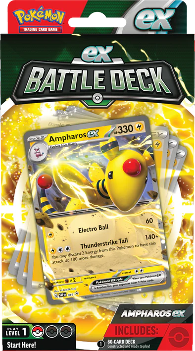 POKEMON - EX BATTLE DECKS - AMPHAROS EX/LUCARIO EX