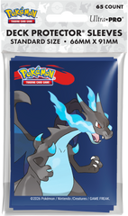 UP D-PRO POKEMON MEGA CHARIZARD X  SLEEVES 65CT