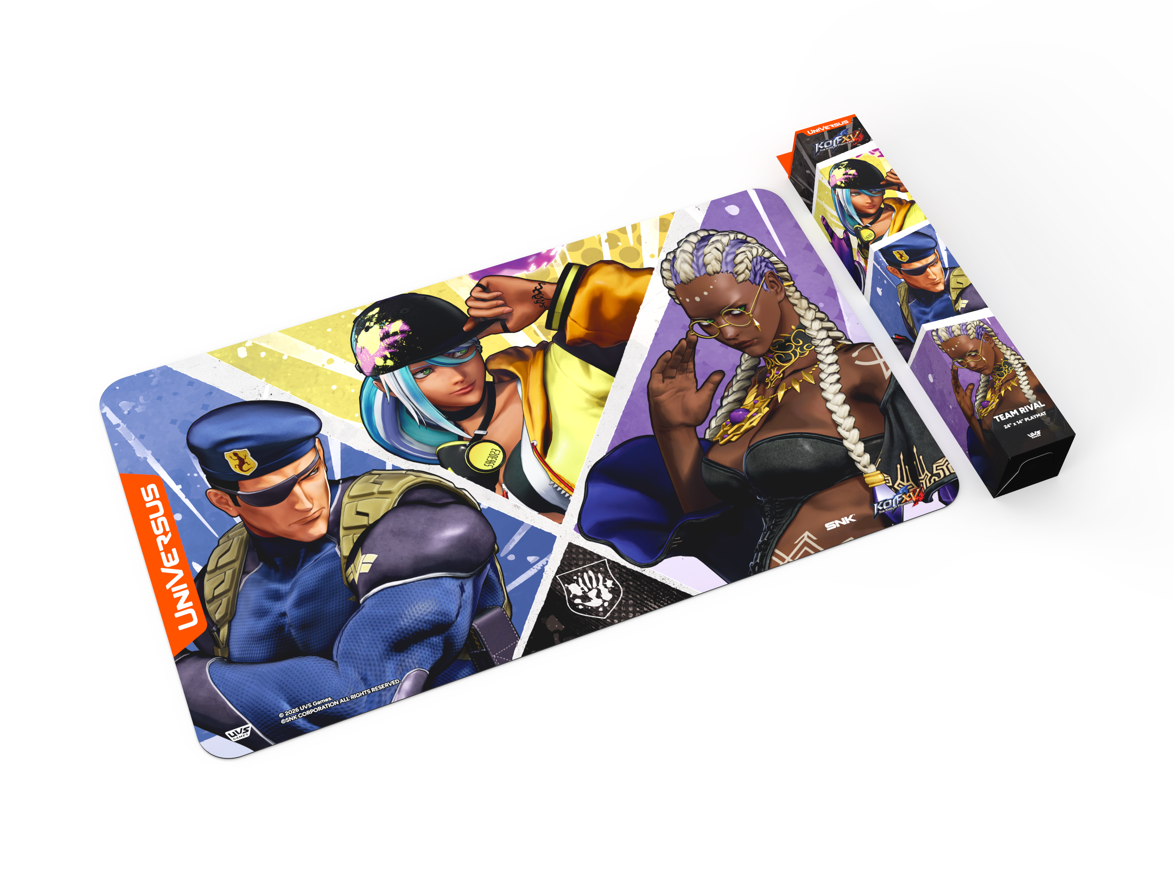 THE KING OF FIGHTERS XV: CHALLENGER SERIES TEAM RIVAL PLAYMAT (6)