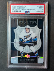 2022 Artifacts Alex Ovechkin '05-06 Clear Cut Retro RC PSA 9