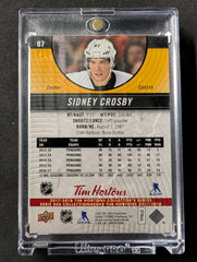 2017-18 Tim Horton Sidney Crosby Dual Patch Jersey (Carte Custom)