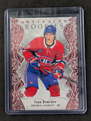 2025-26 Artifacts Rookies Ivan Demidov Ruby Red /599