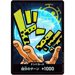 DON !! Card (Trafalgar Law) Foil ONE PIECE The Best PRB01 Japan