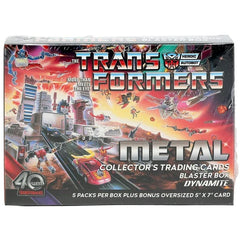 Transformer 40th Anniversary Metal Collector's Trading Card Blaster Box
