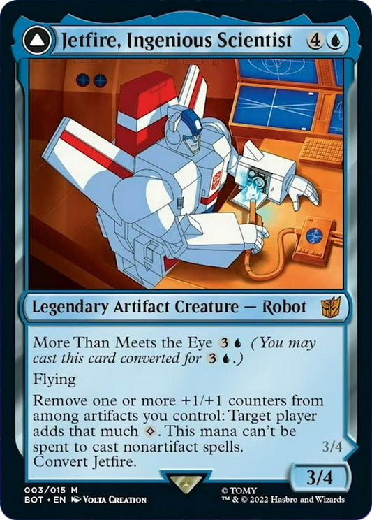 Jetfire, Ingenious Scientist // Jetfire, Air Guardian - NM