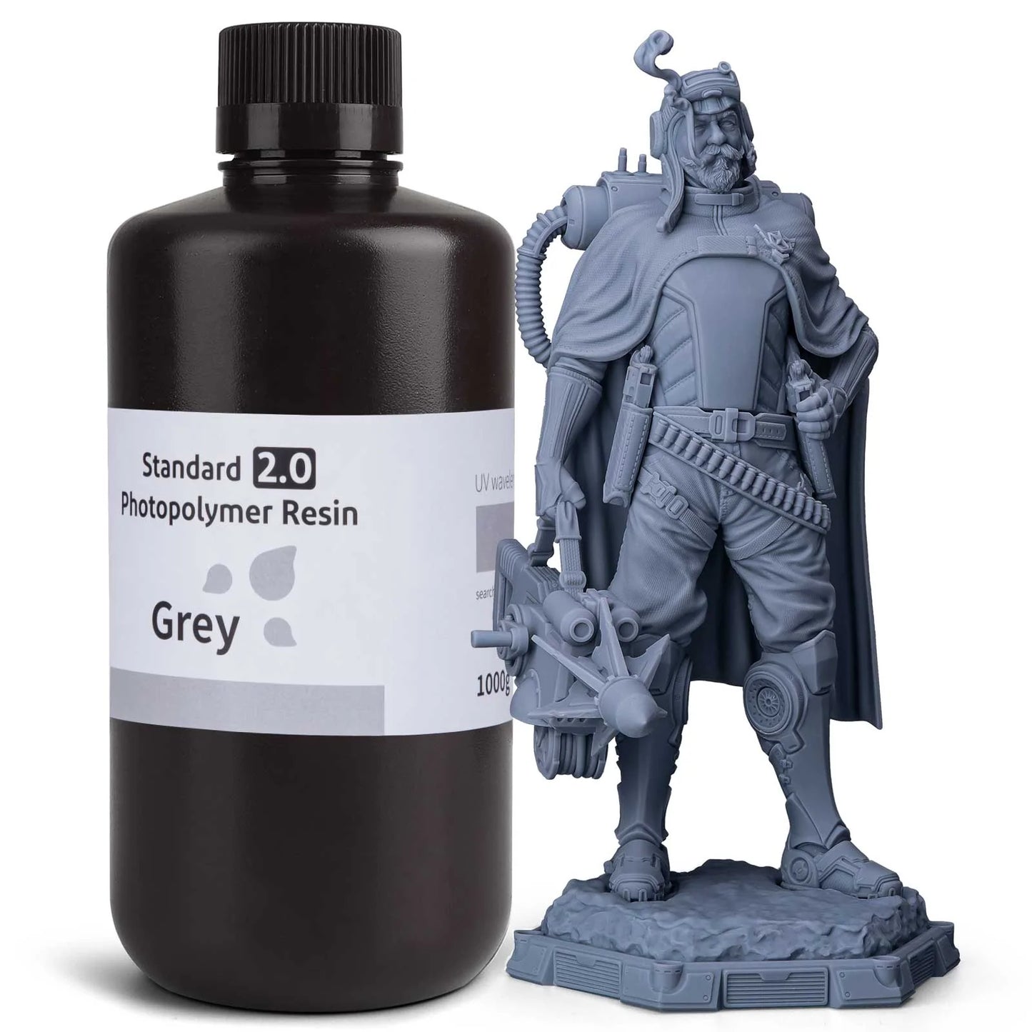 ELEGOO Standard Resin V2.0 Grey 1kg