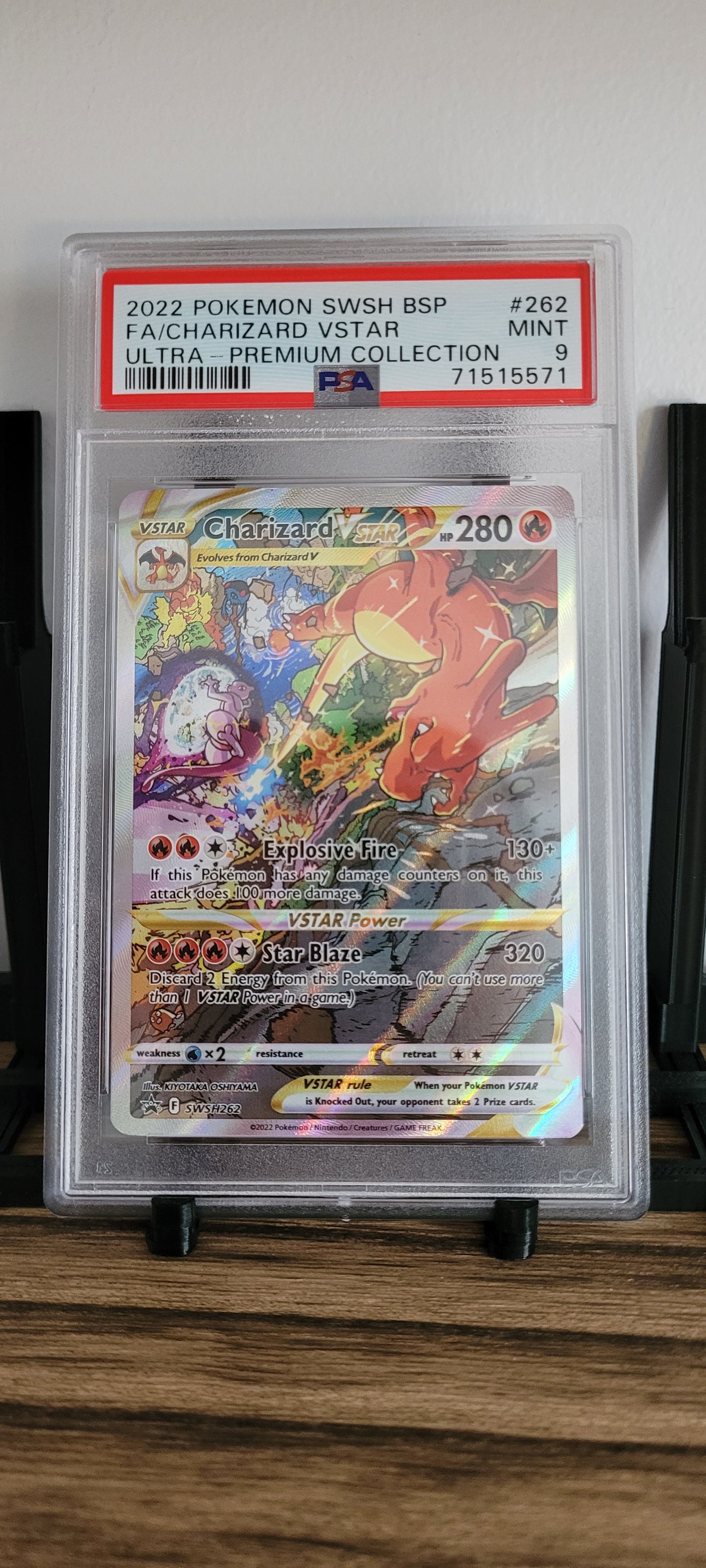 Charizard VSTAR - SWSH262 - Alternate Art Promo PSA 9.