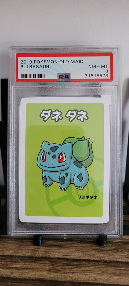 Pokemon OLD MAID Bulbasaur PSA 8.