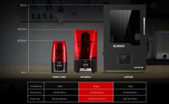 ELEGOO Mars 3 Pro mSLA Resin 3D Printer with 4K Mono LCD