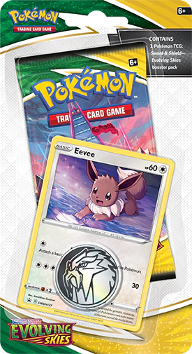 Pokemon SWSH7 Evolving Skies Checklane Blister