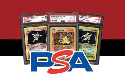 Grading cartes PSA (détails à l'intérieur)