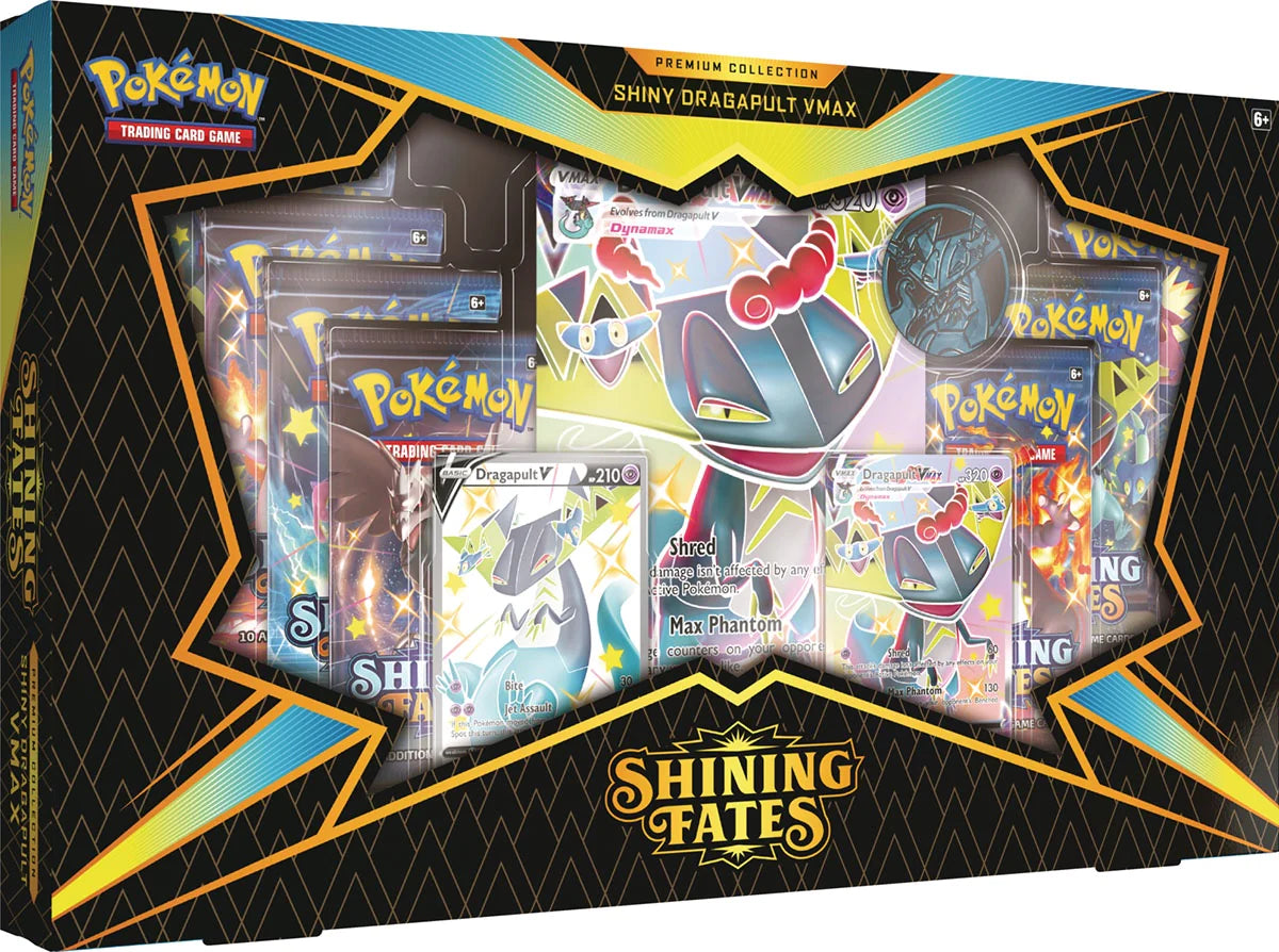 POKEMON - SHINING FATES - PREMIUM COLLECTION - DRAGAPULT V/CROBAT V