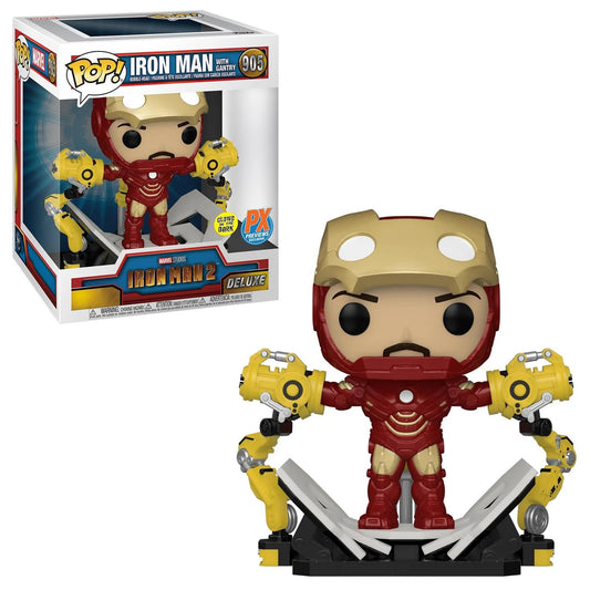 Iron Man with Gantry (Glow in the Dark) #905 PX Exclusive - Iron Man 2 Vinyl Figure