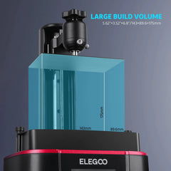 ELEGOO Mars 3 Pro mSLA Resin 3D Printer with 4K Mono LCD